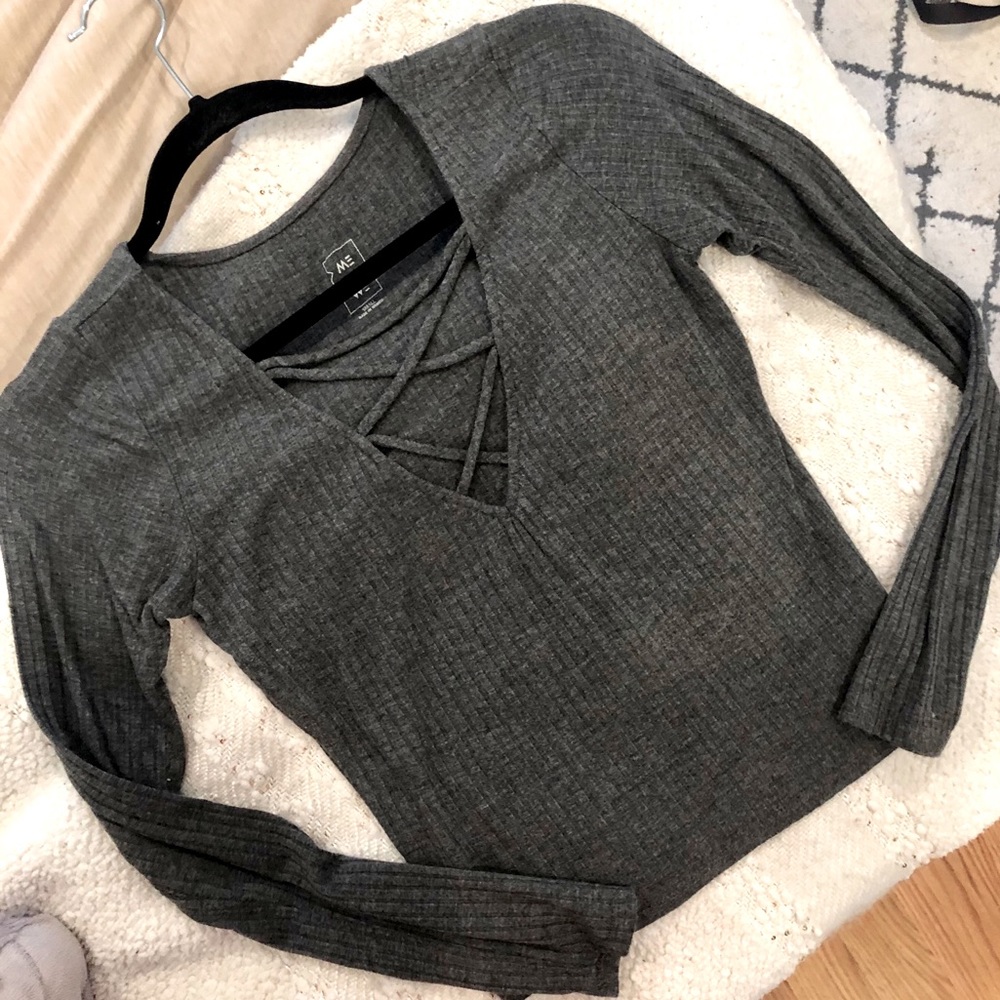Deep V shirt